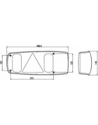 LUCE POSTERIORE DX 12 V