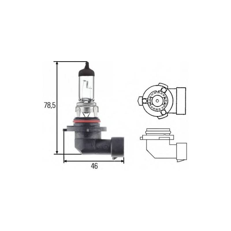 HB4 9006 12V 51W STANDARD