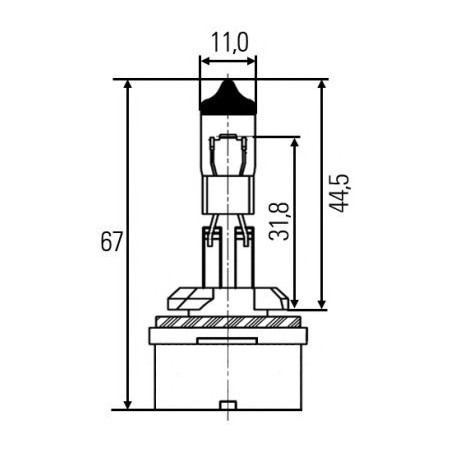 H27W1 12V 27W STANDARD