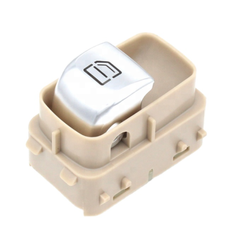 BLOCCO COMANDI ALZACRISTALLI PORTA POSTERIORE DESTRASINISTRA PORTA ANTERIORE DESTRA 4 PIN 1 INTERRUTTORI BASE BEIGE MERCEDES-BE