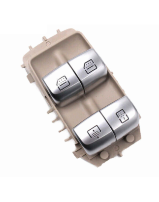 BLOCCO COMANDI ALZACRISTALLI PORTA POSTERIORE DESTRASINISTRA 3 PIN 4 INTERRUTTORI BASE BEIGEINTERRUTTORI SILVER FUNZIONE TENDIN