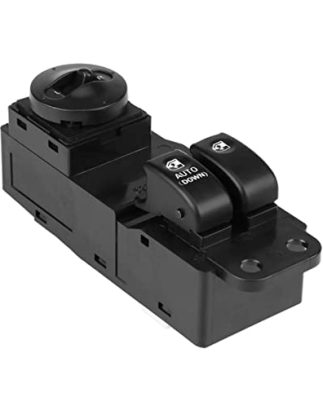 BLOCCO COMANDI ALZACRISTALLIRETROVISORI PORTA ANTERIORE SINISTRA 19 PIN 2 INTERRUTTORI FUNZIONE AUTO HYUNDAI H1 STAREX 0107  01