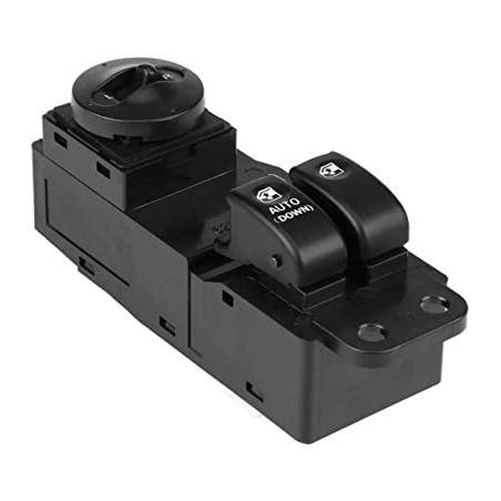 BLOCCO COMANDI ALZACRISTALLIRETROVISORI PORTA ANTERIORE SINISTRA 19 PIN 2 INTERRUTTORI FUNZIONE AUTO HYUNDAI H1 STAREX 0107  01