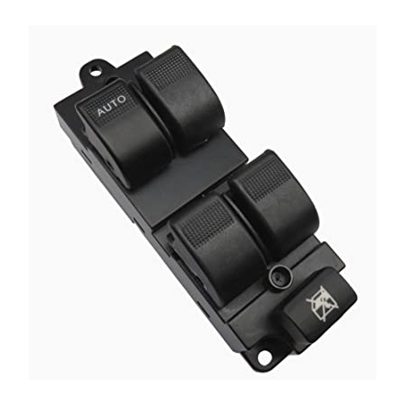 BLOCCO COMANDI ALZACRISTALLI PORTA ANTERIORE SINISTRA 14 PIN 4 INTERRUTTORI FUNZIONE AUTO BLOCCO FINESTRINI MAZDA 323 F 0198  0