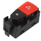 INTERRUTTORE DI ALLARME 6 PIN ROSSO CON PULSANTE CHIUSURA CENTRALIZZATA RENAULT FLUENCE 0110  0113, RENAULT FLUENCE 0113, RENAU