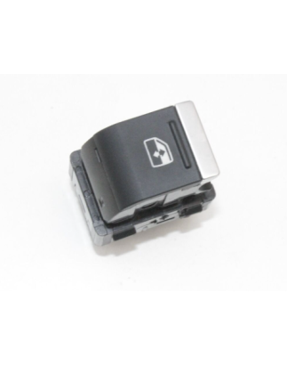 INTERRUTTORE ALZACRISTALLI NERO CON CROMATURA AUDI A3 0120, AUDI A6 0118