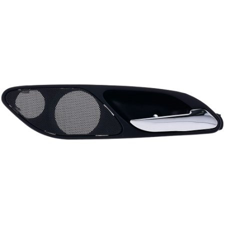 MANIGLIA INTERNA LEVA CROMATA ANTERIORE DESTRO BMW SERIES 3 E46 COUPECABRIO 0103  0106, BMW SERIES 3 E46 COUPECABRIO 0199  0103