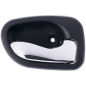 MANIGLIA INTERNA CLEVA CROMATA ANTERIORE DESTRO HYUNDAI ACCENT HB 0194  0197, HYUNDAI ACCENT HB 0197  0199, HYUNDAI ACCENT LB 0