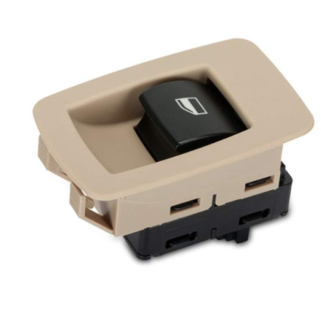 PULSANTIERA ALZACRISTALLI PORTA POSTERIORE DESTRASINISTRA PORTA ANTERIORE DESTRA 4 PIN 1 INTERRUTTORI BEIGE BMW SERIES 5 E6061 