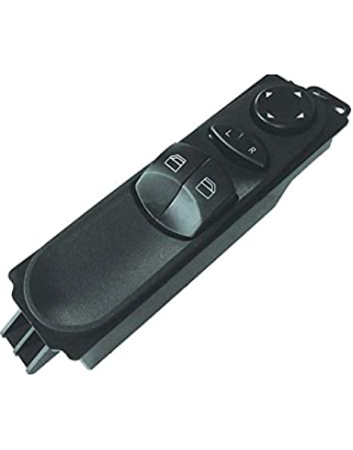 PULSANTIERA ALZACRISTALLI PORTA ANTERIORE SINISTRA 12 PIN 2 INTERRUTTORI COMANDI RETROVISORI VOLKSWAGEN CRAFTER 0106  0117, VOL