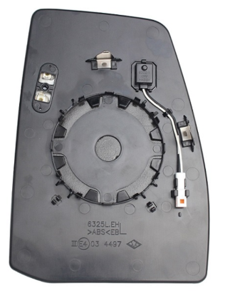 VETRO CON PIASTRA DESTRO BLIS TERMICO FORD TRANSITTOURNEO CUSTOM 0118