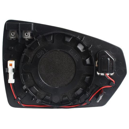 VETRO CON PIASTRA DESTRO CROMATO CSISTEMA BLIS TERMICO AUDI A1 0118, VOLKSWAGEN POLO 0117  0121, VOLKSWAGEN POLO 0121