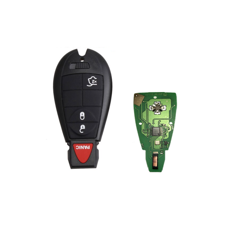 GUSCIO CHIAVE COMPLETO 4 TASTI: CON CHIP ID46 TIPO FREQUENZA: 433MHZ TASTO APERTURA TASTO CHIUSURA TASTO PORTELLONE TASTO ANTIP