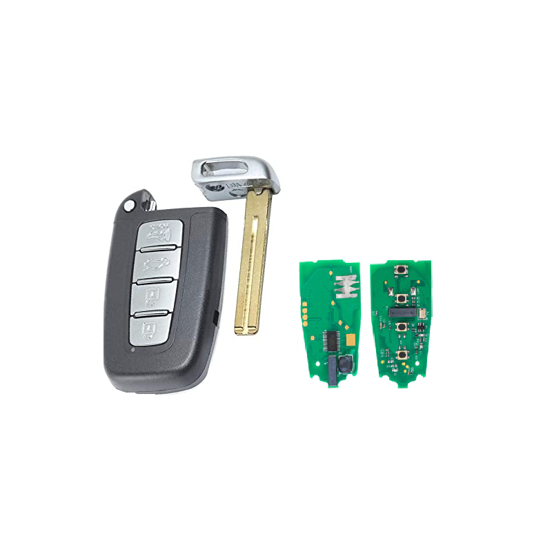 GUSCIO CHIAVE COMPLETO CON CHIP ID46 TIPO FREQUENZA: 315MHZ TASTO APERTURA TASTO CHIUSURA TASTO PORTELLONE TASTO ANTIPANICO HYU