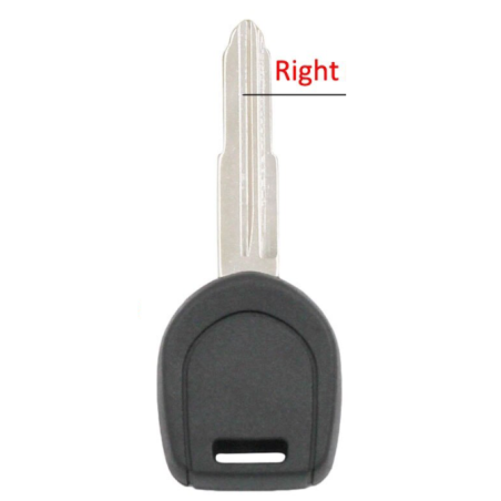 GUSCIO CHIAVE COMPLETO CON LAMA RIGHT BLADE CON CHIP ID46 MITSUBISHI COLT CJ1 0199  0105, MITSUBISHI COLT 0105  0108, MITSUBISH