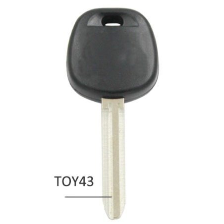 GUSCIO CHIAVE COMPLETO CON LAMA TOY43 CON CHIP 4D67