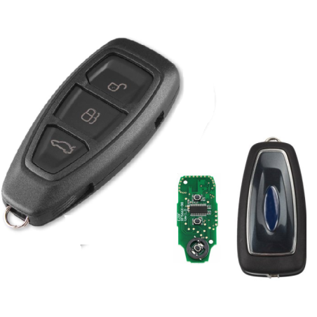 GUSCIO CHIAVE COMPLETO  TASTI: CON CHIP TIPO FREQUENZA: 433MHZ TASTO APERTURA TASTO CHIUSURA TASTO PORTELLONE FORD FIESTA 0108 