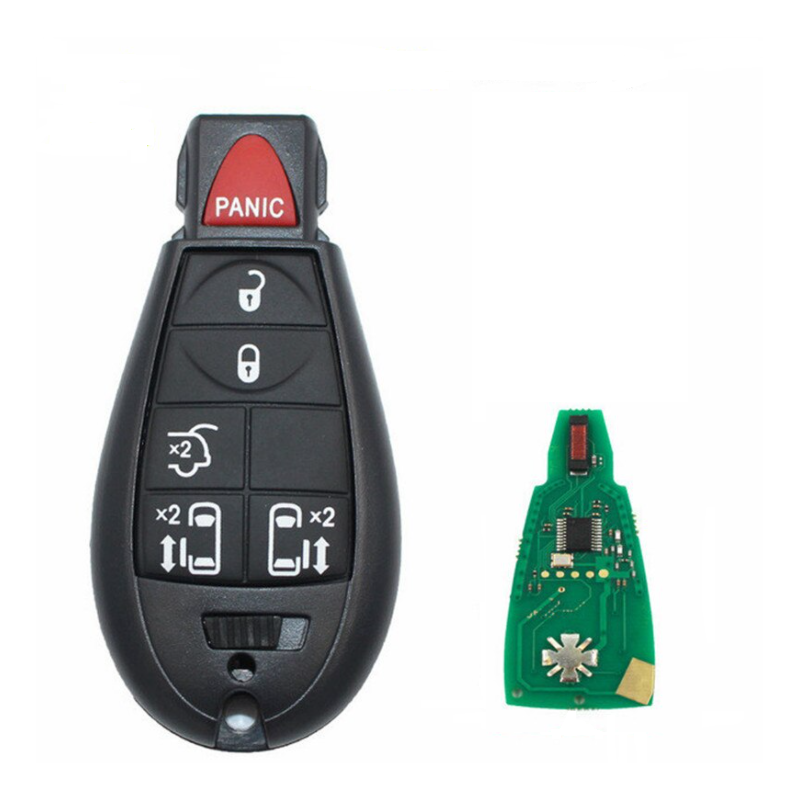 GUSCIO CHIAVE COMPLETO 6 TASTI: CON CHIP ID46 TIPO FREQUENZA: 433MHZ TASTO APERTURA TASTO CHIUSURA TASTO PORTELLONE TASTO ANTIP