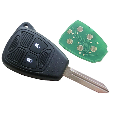 GUSCIO CHIAVE COMPLETO 2 TASTI: CON CHIP ID46 TIPO FREQUENZA: 315MHZ TASTO APERTURA TASTO CHIUSURA CHRYSLER PT CRUISER 0101  01