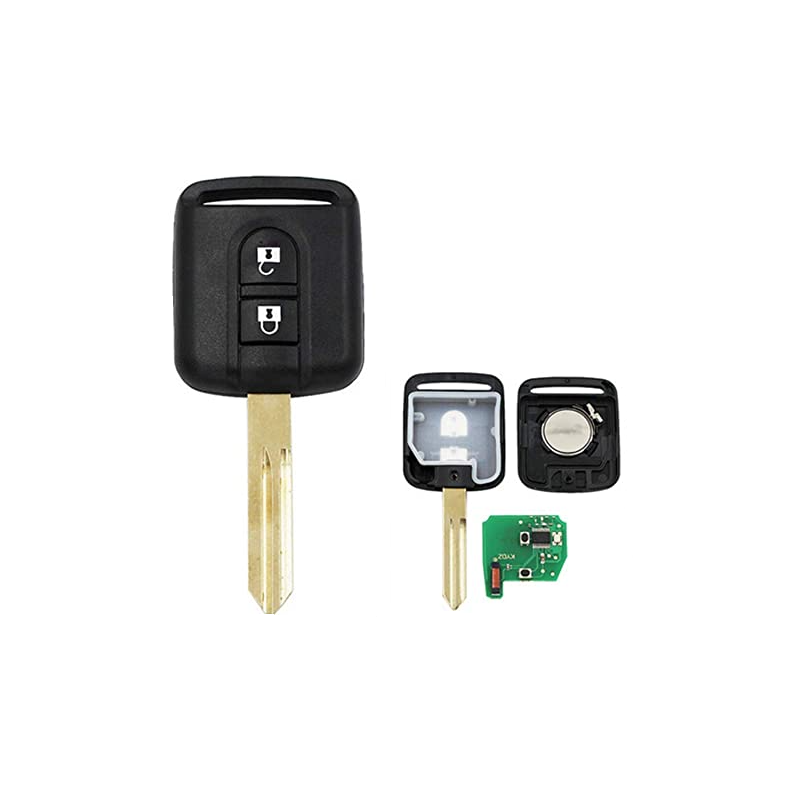GUSCIO CHIAVE COMPLETO CON CHIP TIPO FREQUENZA: 433MHZ TASTO APERTURA TASTO CHIUSURA NISSAN CABSTAR 0107, NISSAN MICRA K11 0100