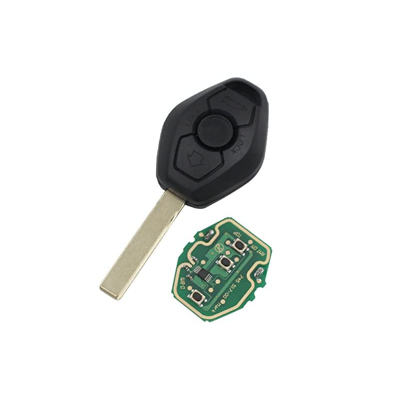GUSCIO CHIAVE COMPLETO 3 TASTI: CON CHIP ID44 TIPO FREQUENZA: 434MHZ TASTO APERTURA TASTO CHIUSURA TASTO PORTELLONE BMW SERIES 