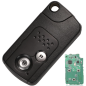 GUSCIO CHIAVE COMPLETO CON CHIP TIPO FREQUENZA: 433MHZ TASTO APERTURA TASTO CHIUSURA HONDA CIVIC HB 0116  0122