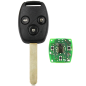 GUSCIO CHIAVE COMPLETO CON CHIP ID46 TIPO FREQUENZA: 3138MHZ TASTO APERTURA TASTO CHIUSURA TASTO PORTELLONE HONDA ACCORD 0192  