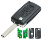 GUSCIO CHIAVE COMPLETO CON CHIP ID46 C0536 TIPO FREQUENZA: 433MHZ TASTO APERTURA TASTO CHIUSURA TASTO PORTELLONE PEUGEOT 407 01
