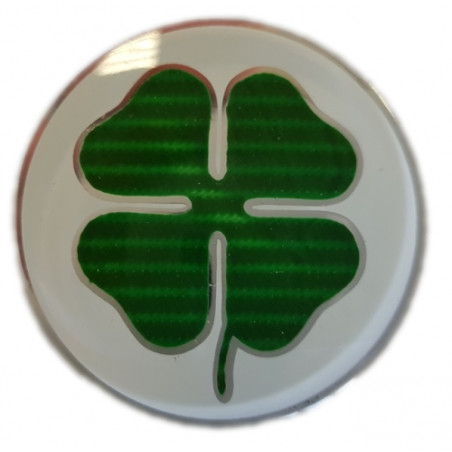 COPRIMOZZO E60 - I60MM QUADRIFOGLIO VERDE