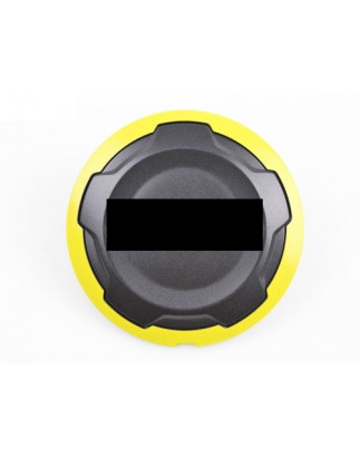 COPRIMOZZO NERO BORDO GIALLO