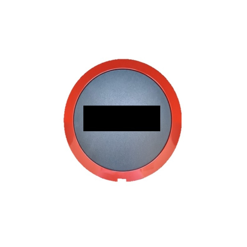 COPRIMOZZO BORDO ROSSO CON SCRITTA ROSSA