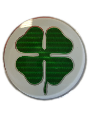 COPRIMOZZO E60 - I60MM QUADRIFOGLIO VERDE