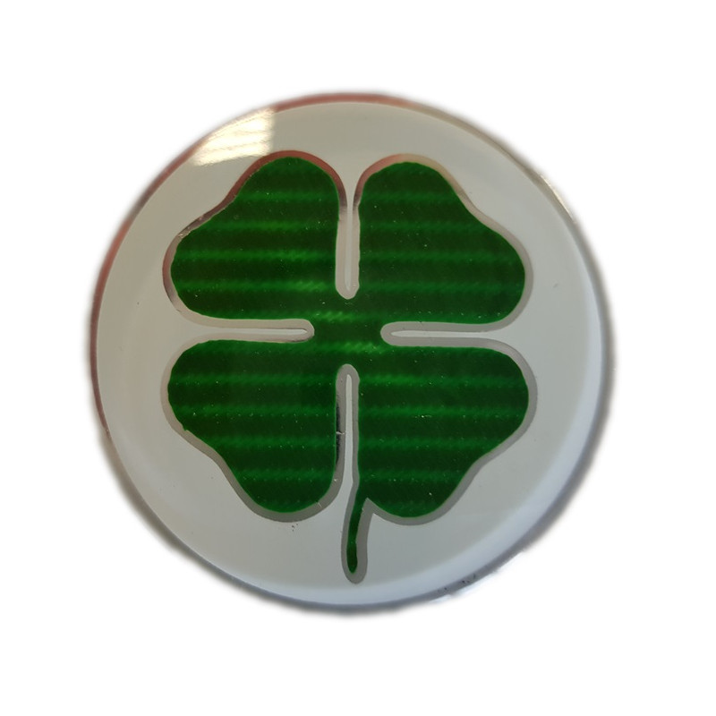 COPRIMOZZO E60 - I60MM QUADRIFOGLIO VERDE