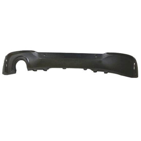SPOILER PARAURTI POSTERIORE NERO SCARICO SINGOLO CON SENSORI BMW SERIES 2 F45F46 ACTIVEGRAN TOURER 0114  0117 MOD F45 M-SPORT 2