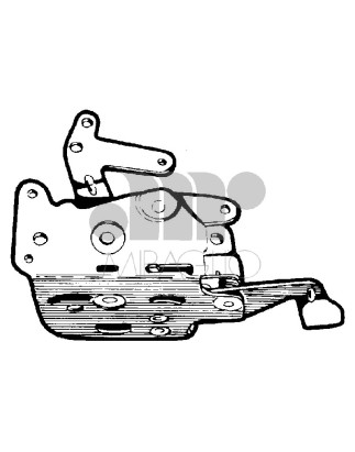 SERRATURA ANTERIORE DESTRO INTERNA MANUALE FIAT UNO 0183  0189