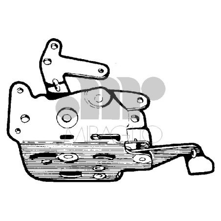 SERRATURA ANTERIORE DESTRO INTERNA MANUALE FIAT UNO 0183  0189