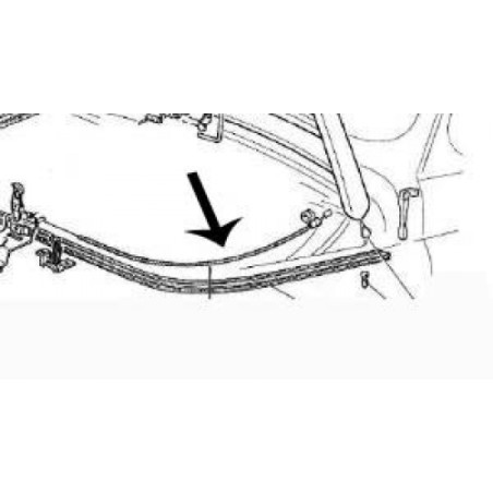 CAVO APERTURA COFANO FIAT 500 FLR CON GUAINA