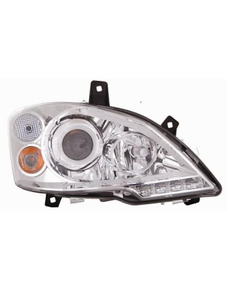 PROIETTORE DESTRO XENON CON LED CON MOTORE MERCEDES-BENZ VITO W639 & VIANO 0110  0115