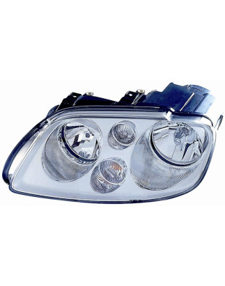 PROIETTORE SINISTRO CON PARABOLA CROMATA VOLKSWAGEN TOURAN 0103  0106