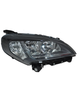 PROIETTORE SINISTRO CON MOTORE CON CORNICE INTERNA NERA FIAT DOBLO 0115  0122