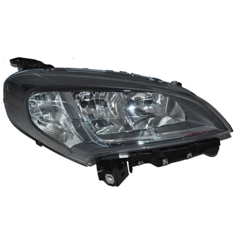 PROIETTORE SINISTRO CON MOTORE CON CORNICE INTERNA NERA FIAT DOBLO 0115  0122