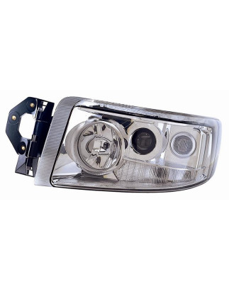 PROIETTORE SINISTRO CON PARABOLA CROMATA CON FENDINEBBIA RENAULT PREMIUM 1005 VERS 072001