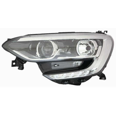 PROIETTORE SINISTRO A LED CON BORDO CROMATO RENAULT MEGANE HB-SW 0115  0119, RENAULT MEGANE HB-SW 0119, RENAULT MEGANE SDN 0116