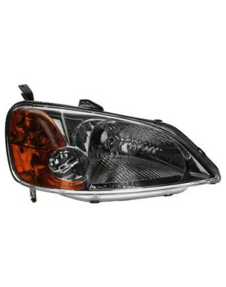 PROIETTORE DESTRO CON FANALE ARANCIO HONDA CIVIC HB-LB 0101  0104, HONDA CIVIC SEDAN 0101  0104, HONDA CIVIC SEDAN 0104  0105 V
