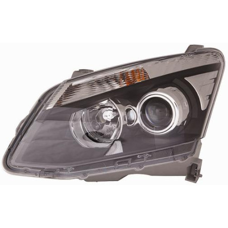 PROIETTORE SINISTRO CON PARABOLA NERA ISUZU PU D-MAX 0112  0116