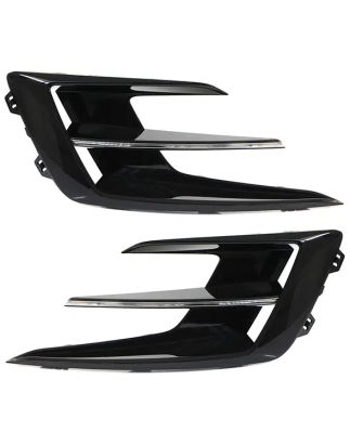 KIT GRIGLIE PARAURTI ANTERIORE DESTRASINISTRA CON MODANATURA CROMATA RENAULT MEGANE HB-SW 0119