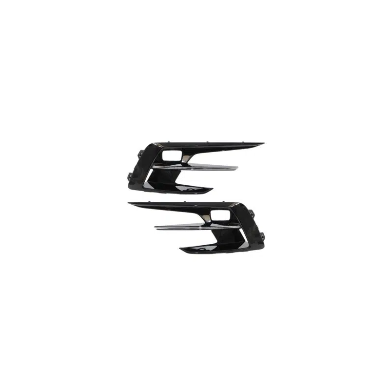 KIT GRIGLIE PARAURTI ANTERIORE DESTRASINISTRA CON SEDE FENDINEBBIA CON MODANATURA CROMATA RENAULT MEGANE HB-SW 0119