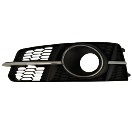 GRIGLIA PARAURTI ANTERIORE DESTRA CON FENDINEBBIA CON MODANATURA CROMATA AUDI A6 0114  0118