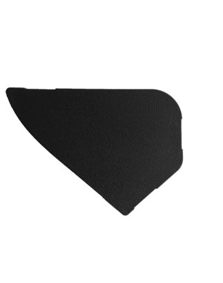 TAPPO PARAURTI ANTERIORE DESTRO NERO SUPERIORE IVECO DAILY 0119