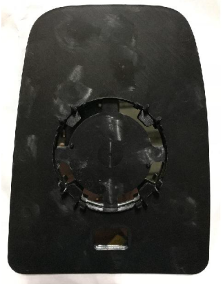 VETRO CON PIASTRA DESTRO SUPERIORE IVECO DAILY 0114  0119, IVECO DAILY 0119